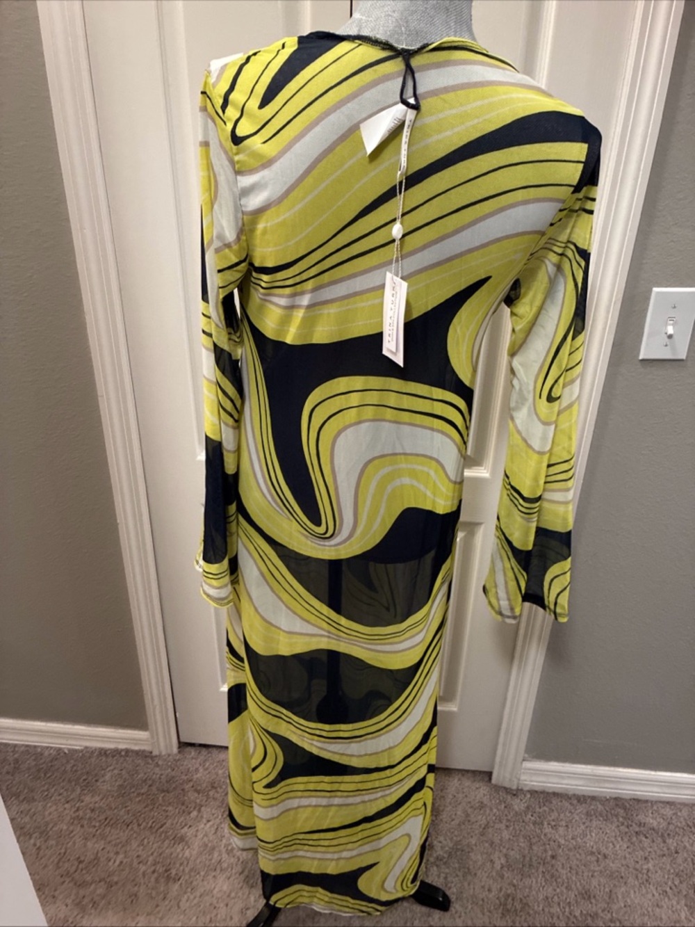 Trina turk ladies swim suit cover maxi dress - Picture 5 of 5